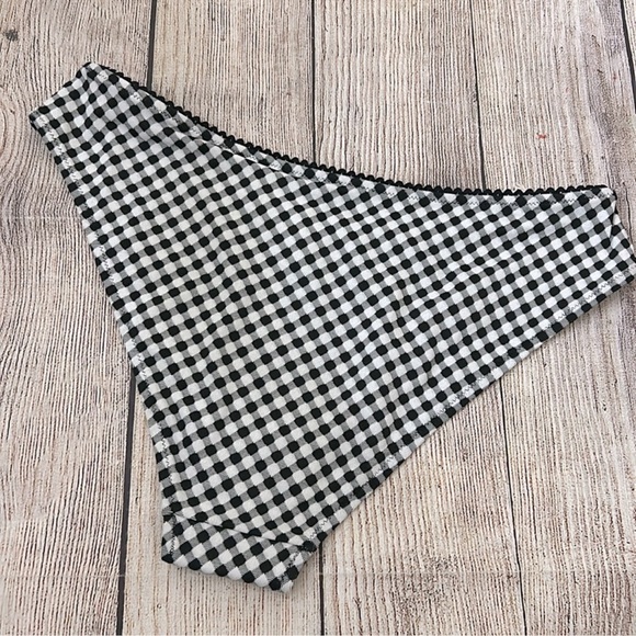 NWT Solid & Striped Daphne Bikini Bottom Noir Gingham - Picture 7 of 8
